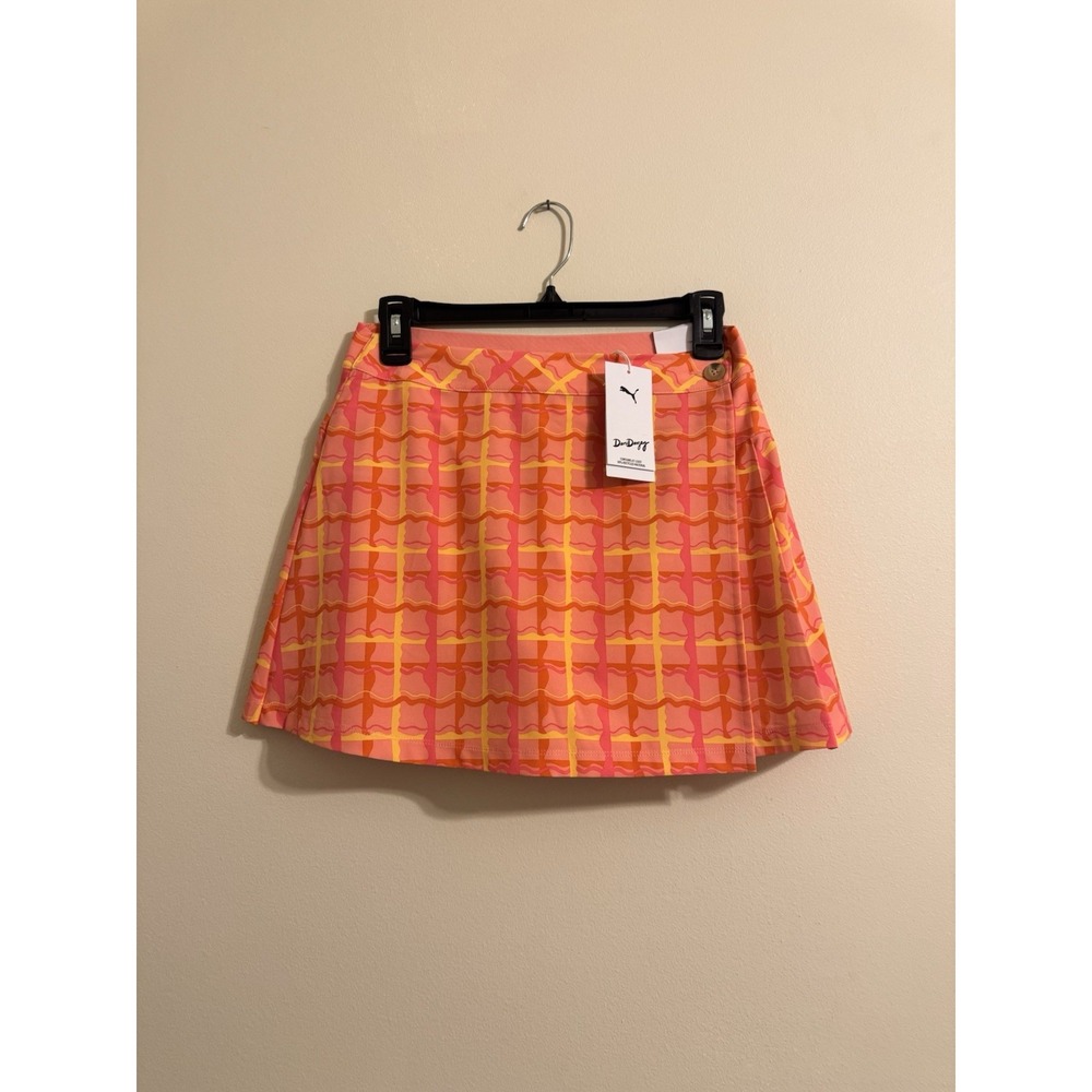 Puma X Dani Dazey Women's Xs Pink Fruit Wrap Skirt Skort (B6)